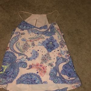 Paisley tank top from Express